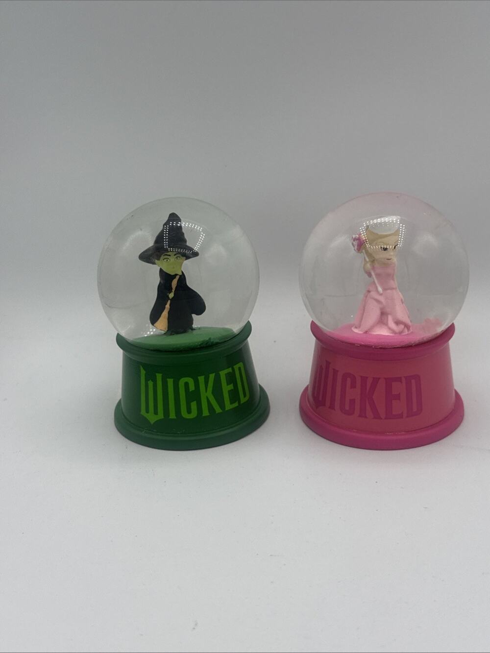 Wicked the Musical Mini Snow Globe Set – Elphaba & Glinda